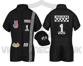Toddler Racing Costumes For Birthdays & Special Occasions, Car Racing suits, Birthday Gift, Kids Racing Suits, Halloween Costumes