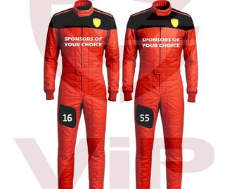 Hand/Machine Made Go Kart Racing Suit ,Made To Order, Digital Printed Customizable suit Name/Number/Flag/Your Own Sponsors,