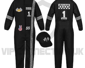 Toddler Racing Costumes For Birthdays & Special Occasions, Car Racing suits, Birthday Gift, Kids Racing Suits, Halloween Costumes