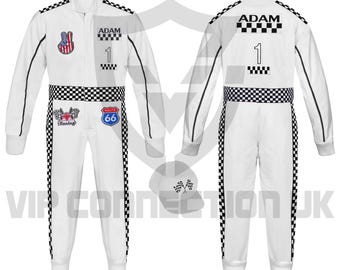 Toddler Racing Costumes For Birthdays & Special Occasions, Car Racing suits, Birthday Gift, Kids Racing Suits, Halloween Costumes