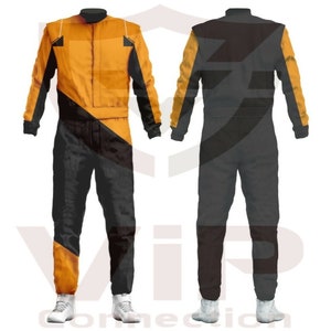 Hand/Machine Made Go Kart Racing Suit level 2 Digital printed Made To Order Karting Suit with option to Add Name/Number/Flag.