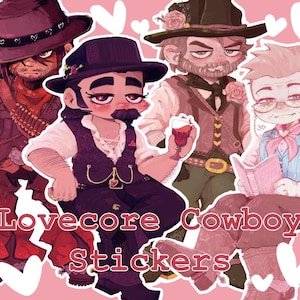 Adesivo recortado Lovecore Cowboys 3,5'