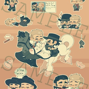 Folha de adesivos Old Guard Babies 6' x 8'
