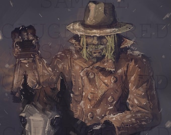 Outlaw In Colter-tryck 10x8"