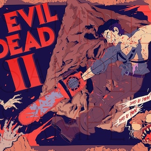 MORTO AO AMANHECER! - Evil Dead 2 Impressão fosca 8 x 10&quot;