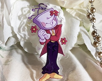 Tenna Deltarune Acrylic Keychain 3"