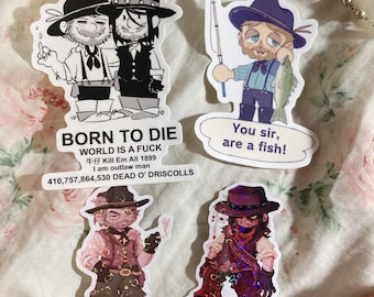 Cowboy Vinyl Stickers