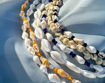 Bohemian Seashell Necklace | Summer-Ready Adjustable Choker with Shell Charms, Shell Necklaces, Beach Jewelry, Unique Gift, Natural Shells