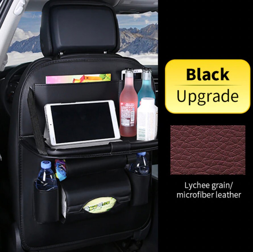 PU Leather Car Back Seat Organizer Tray Siege Voiture Accessories  Organisateur From Dianweiliu, $23.63