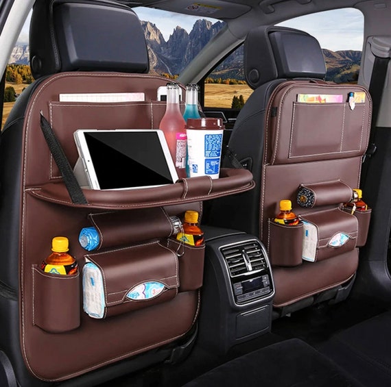 Buy Backseat Car Organizers, Leather Car Interior Decor, Carseat Cover  Storage Compartment Online in India 