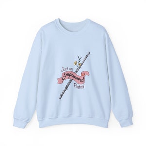 Just An Empowered Flutist Unisex Heavy Blend Crewneck Sweatshirt