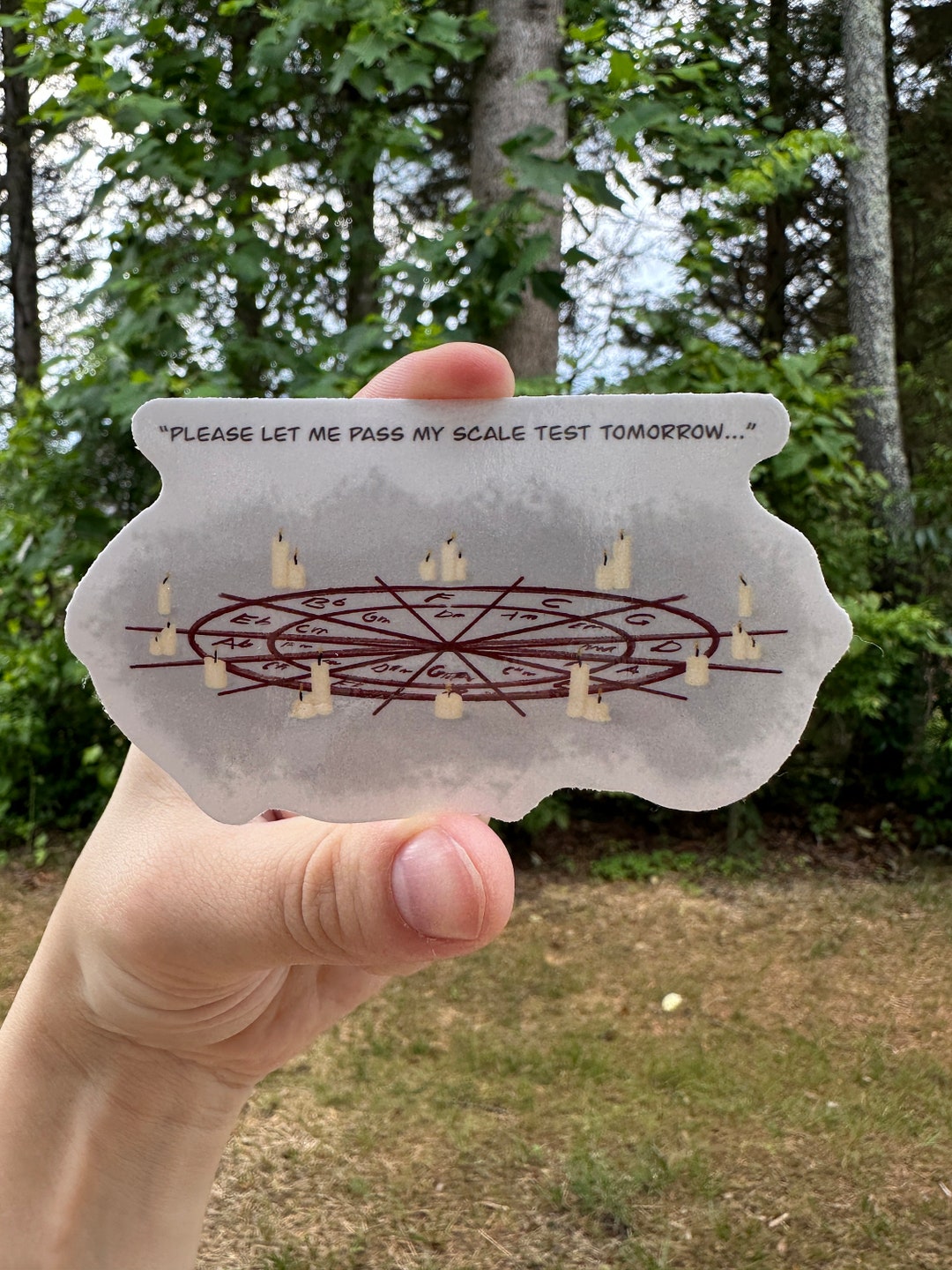 Circle of Fifths Ritual Sticker - Etsy