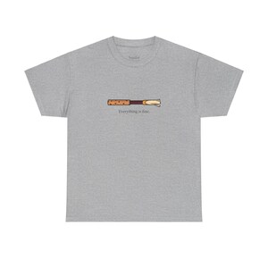 Tutto va bene T-shirt in cotone pesante unisex con canna Oboe