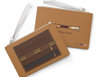 Everything is Fine Oboe Reed Case Clutch Bag