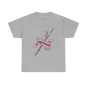 Just an Empowered Flutist Unisex Heavy Cotton Tee