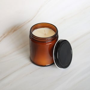 Borosilicate Glass Candle Jar With Wood Lid Candle Making Supply