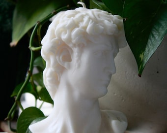 Bust of David Candle | Art Decor | Art Candle | Classic Art Candle