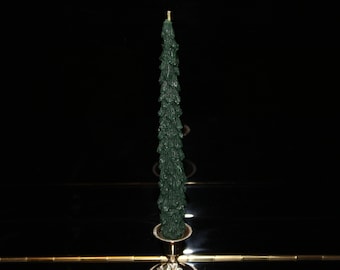 Christmas Tree Taper Candle • Decorative Christmas Candle • Christmas Gift Candle • Taper Candle • Classic Christmas Tree