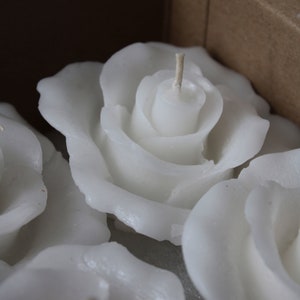 Floral Floating Candles | Floating Candles | Weddings, Engagements, Proposal, Spa, Party Decor | Pack of 8- White & Ivory