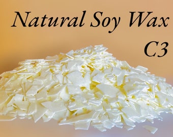 Natural Soy Wax Flakes | Candle Making Wax, C-3