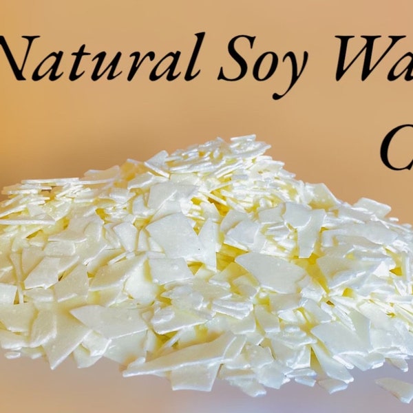 Organic Soy Wax, C-3 Natural Soy Wax, Perfect for Candle Making, Natural Wax