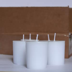 Unscented Soy Blend Votive Candles | Hand-Poured, Lead-Free Wick | Weddings, Parties, Events, & More image 1