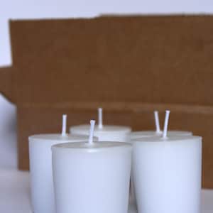 Unscented Soy Blend Votive Candles | Hand-Poured, Lead-Free Wick | Weddings, Parties, Events, & More image 2