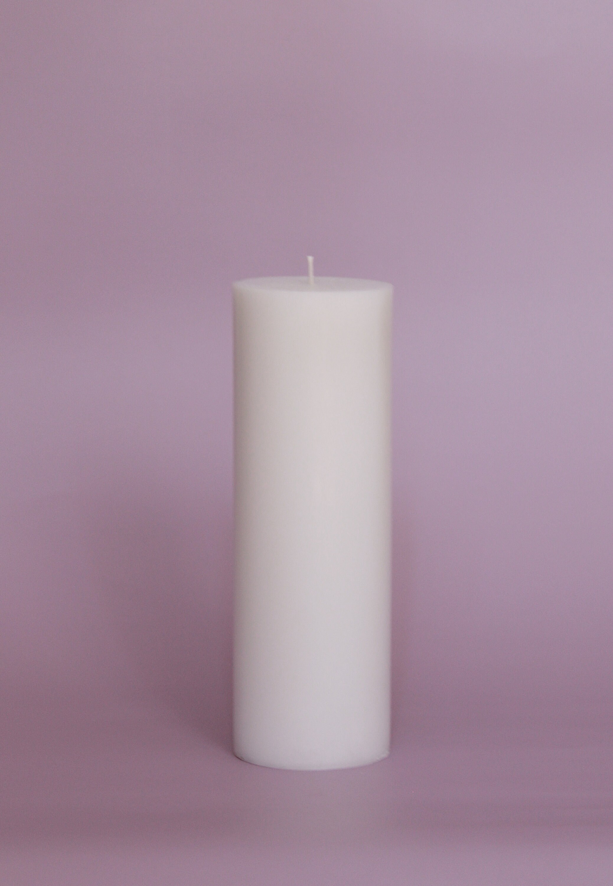 Classic White Pillar Candles Handpoured Soy Wax Blend Set Etsy