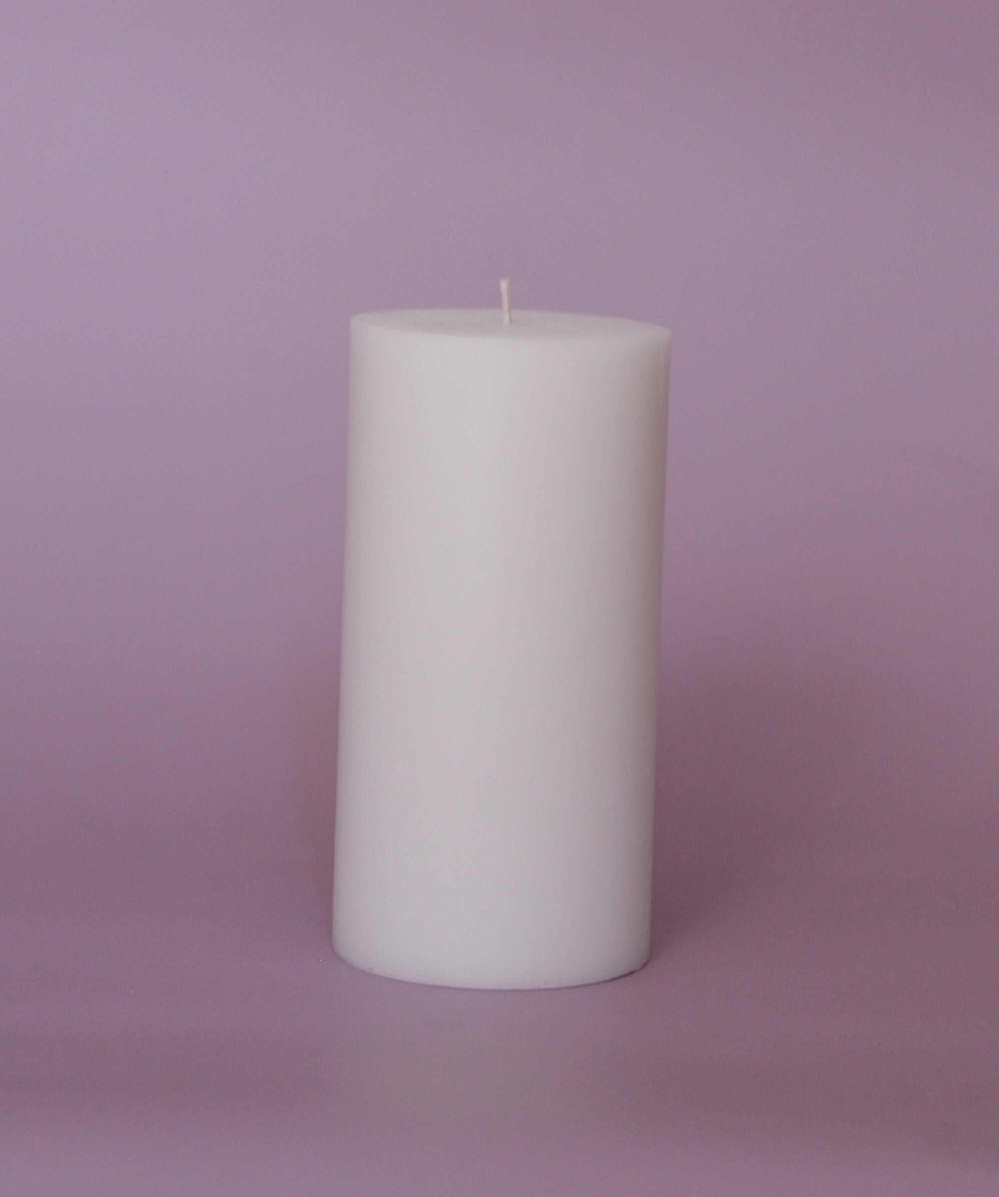 Classic White Pillar Candles Hand-poured Soy Wax Blend Set - Etsy