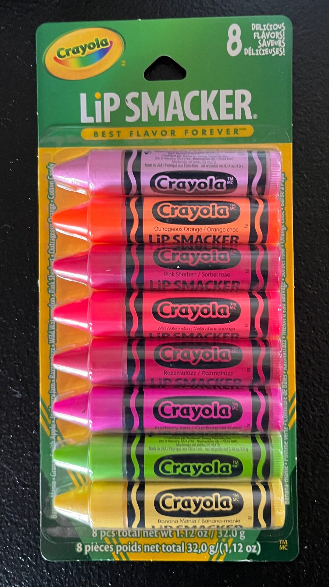 Lip Smacker Crayola Lip Balm Party Pack 8 Count Cotton Candy Etsy