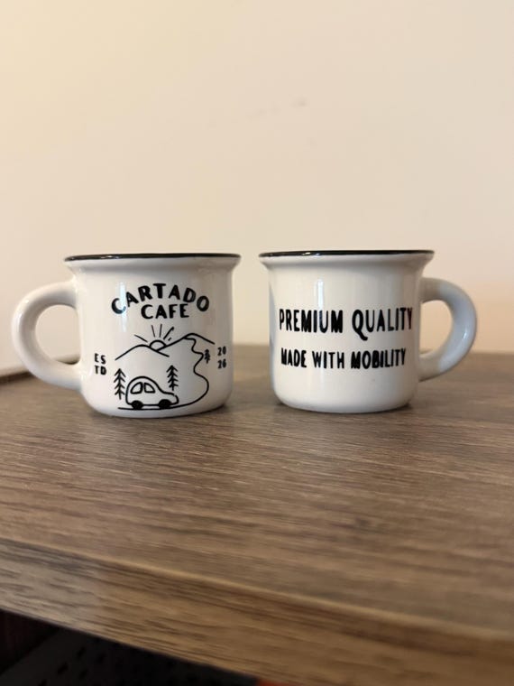 Personalized Mini Mug: Custom Ceramic Espresso Shot Glass