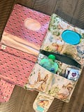 Handmade Diaper Clutch | Baby Shower Gift | Custom Fabric Mom Organizer