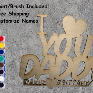 Father’s Day DIY Kit - I love you daddy - Father’s Day Gift