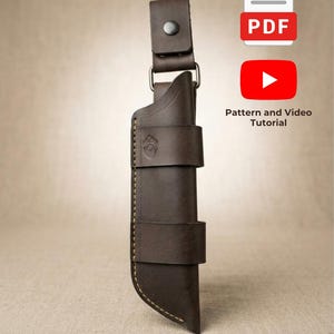 Modèle de fourreau de couteau de bushcraft (PDF)