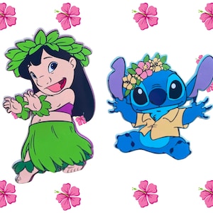 Tropical Birthday Cake Toppers – Personalized Age & Island-Inspired Characters.