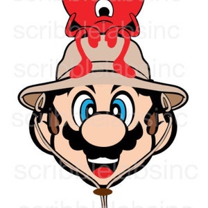Mario Bros Benito Bad Bunny Verano Sin Ti Coração Chapéu SVG
