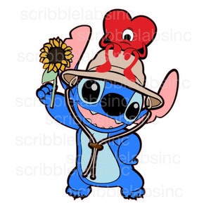 Alien Bad Bunny Cuore SVG Verano Sin Ti SVG/ Titi Me Pregunto SVG