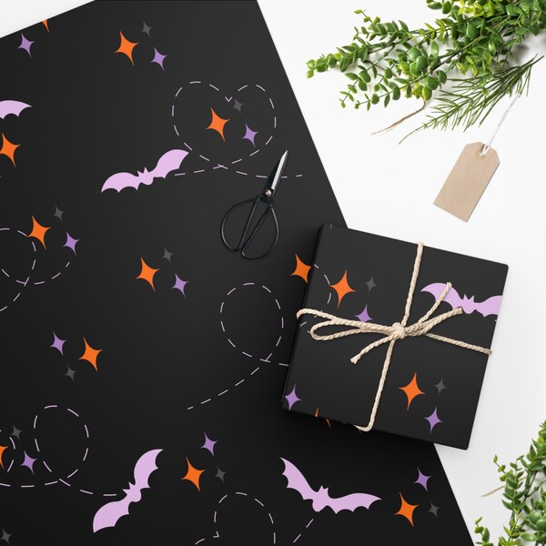 Halloween Wrapping Paper Etsy