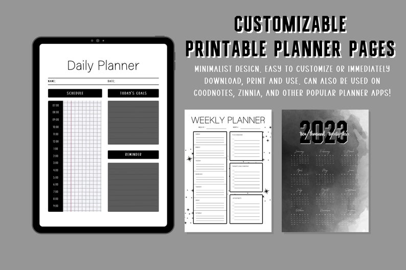 Black Cheer Planner/cheer Planner/team Mom Planner/cheer Coach Planner/dance Mom Planner/digital