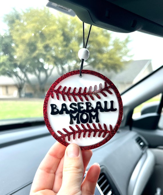 Baseball Mom Car Charm Baseball Mom Car Charm