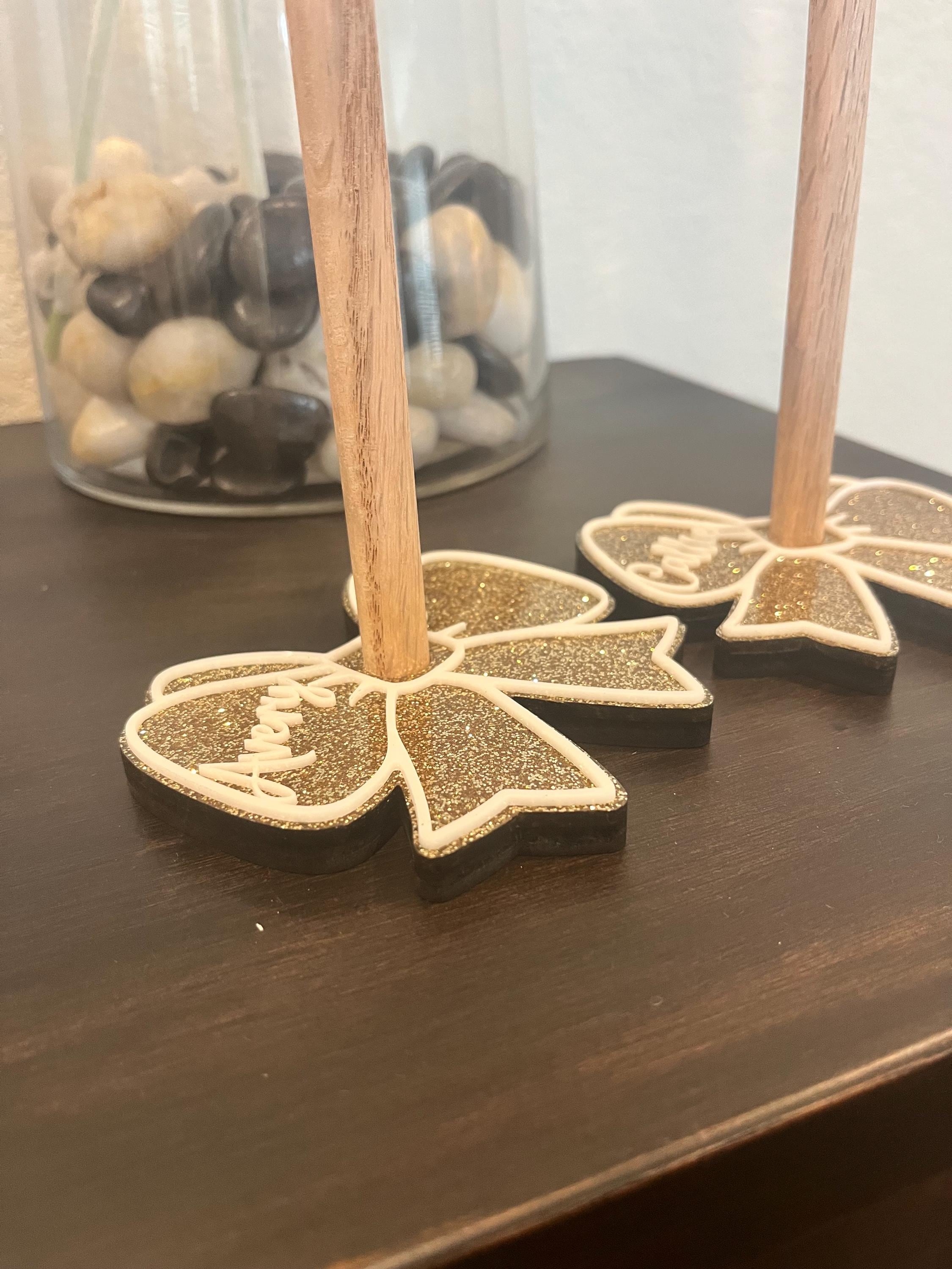 Cheerleading Cheer Team Championship Ring Display - Glitter Bow ...