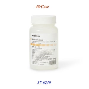 Normal Saline McKesson, Not for Injection Bottle, Screw Top: 100 mL|250 mL|500 mL|1000 mL