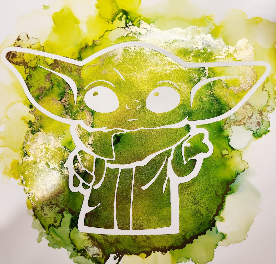Star Wars Baby Yoda Artwork - Etsy