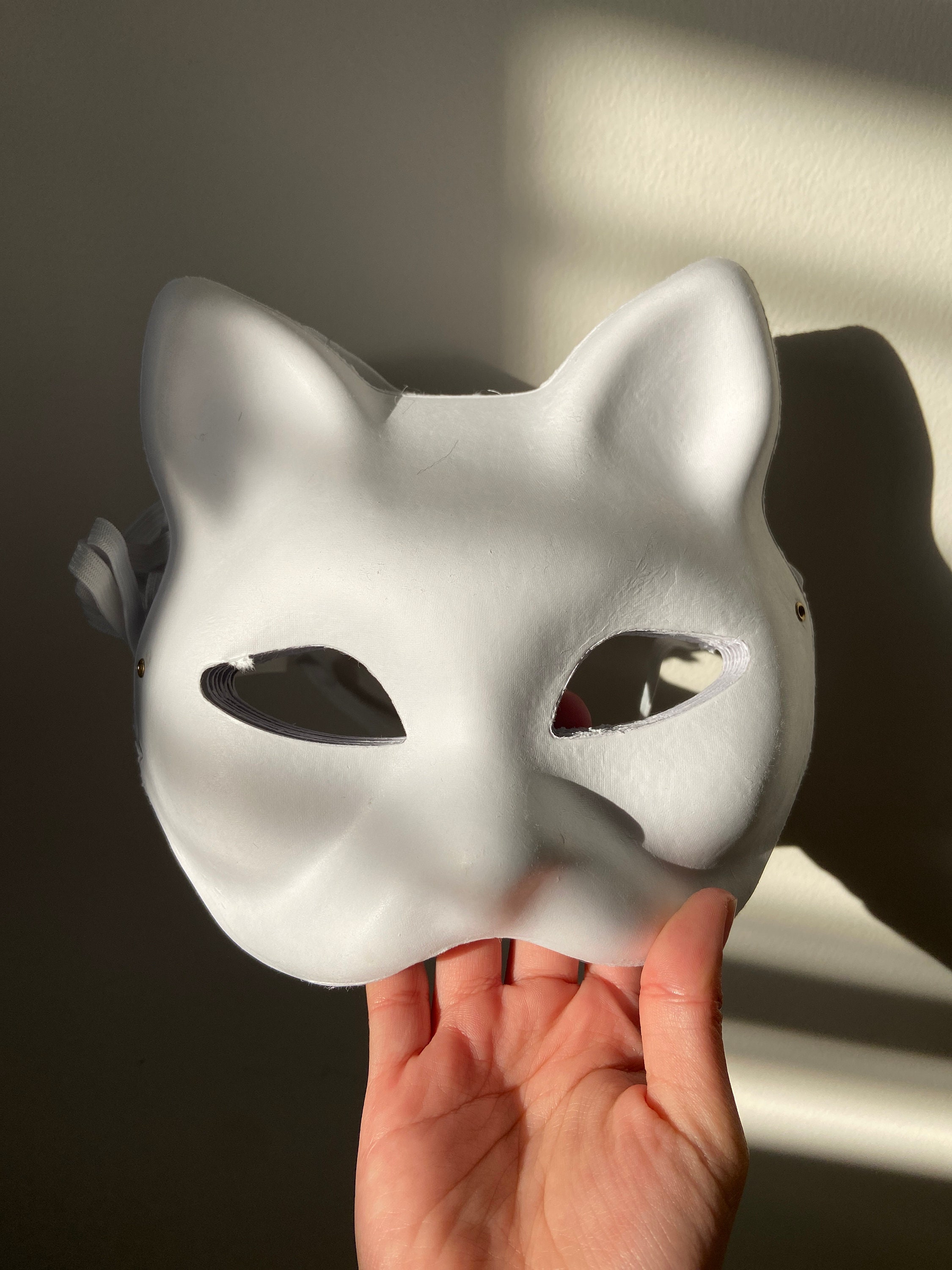 Eva Foam Cat Mask/ Therian Mask Pdf Pattern Guide Step by Step PDF