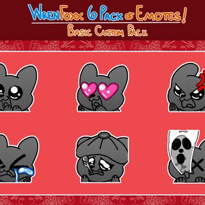 Twitch Emotes - YCH Custom Animal Emotes for Twitch and Discord - Basic Pack