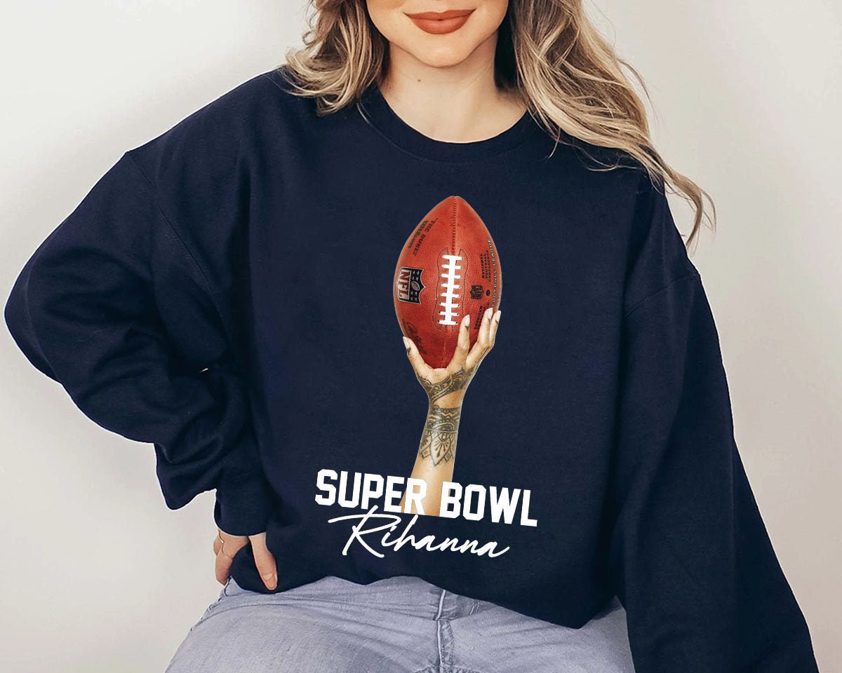 Discover Rihanna Bowl Halftime Football Game Unisex Shirt Perfect Gift Kid T-shirt