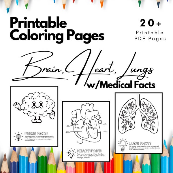 Educational Printable Coloring Book for Kids