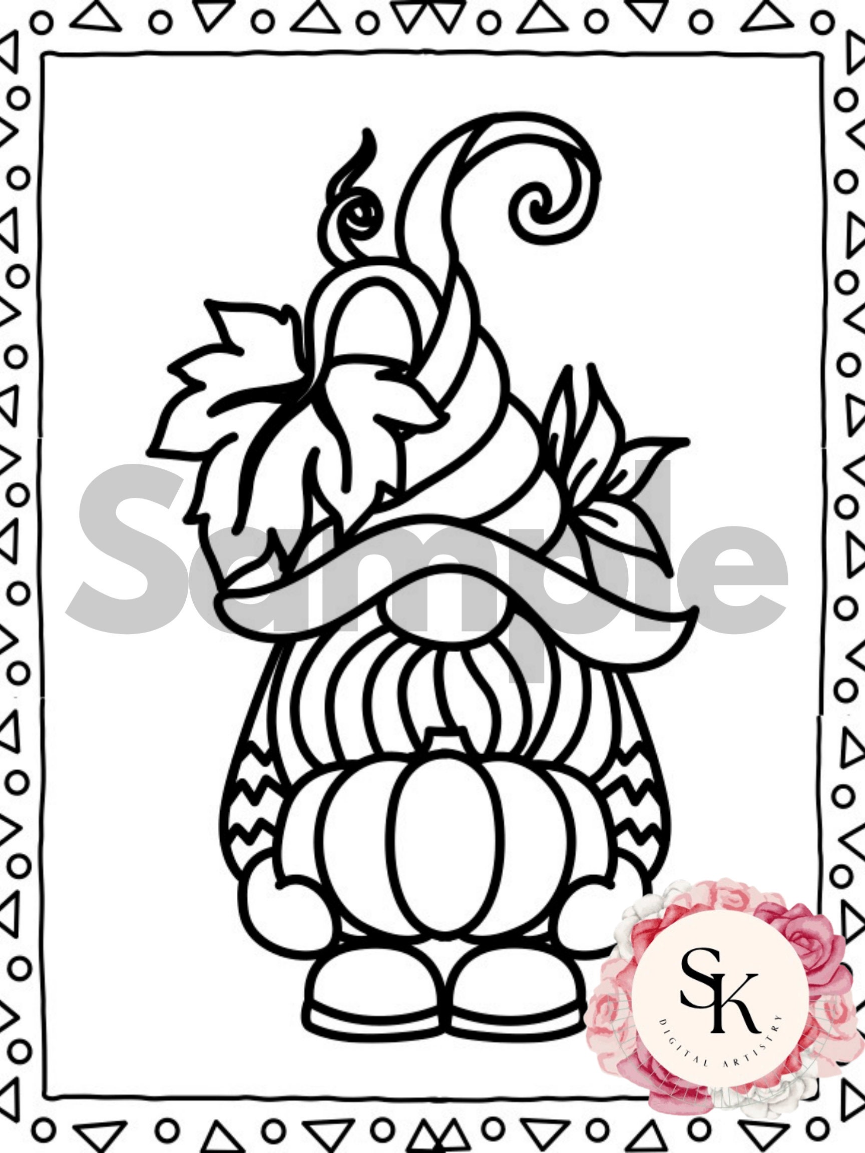 Fall & Halloween Printable Coloring Pages 100+ - Etsy