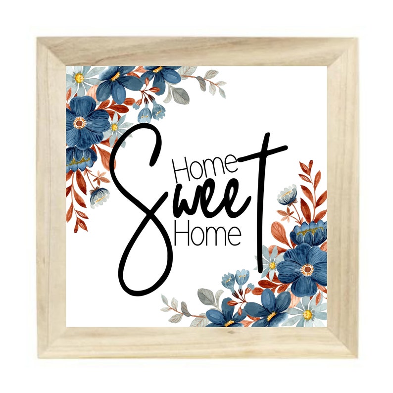 Home Sweet Home Printable Wall Decor - Etsy