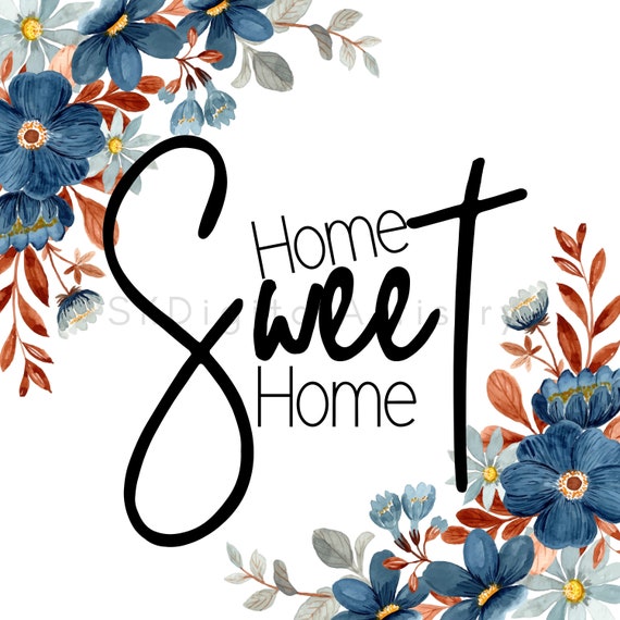 Home Sweet Home Printable Wall Decor - Etsy
